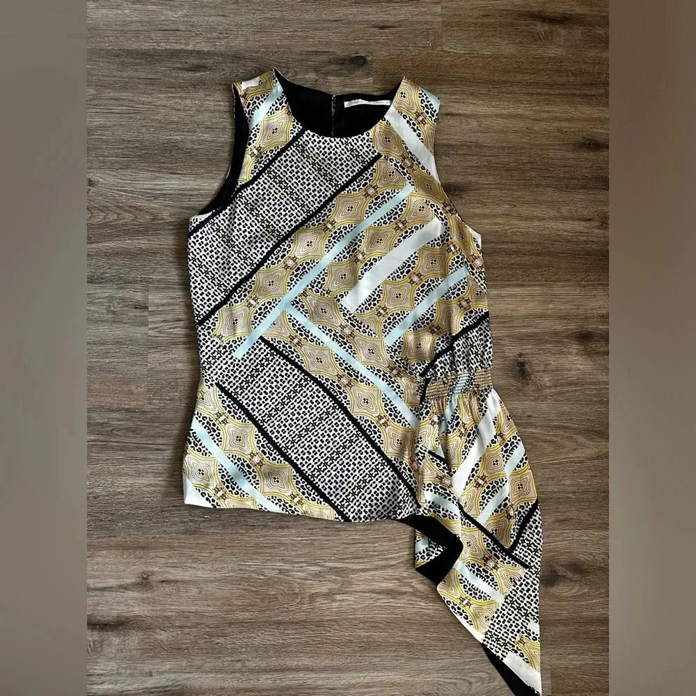 Twelfth Street by Cynthia Vincent Top  Silk Blouse Orig $265